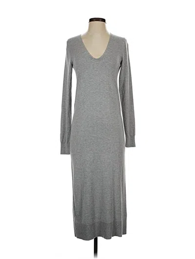 Pre-owned Ann Taylor Casual Dress In Gray