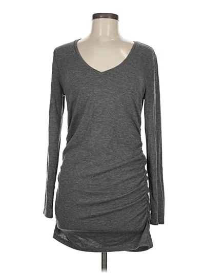 Pre-owned Ann Taylor Casual Dress In Gray