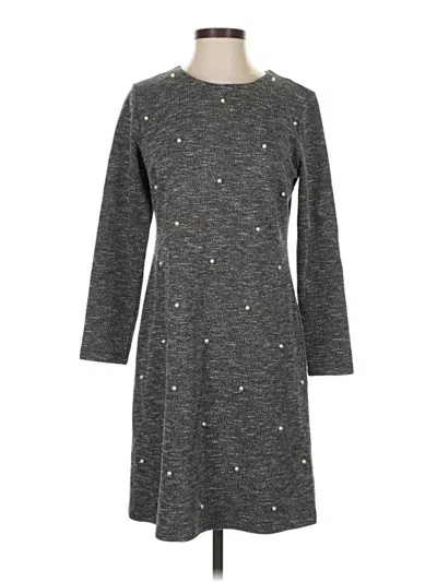 Pre-owned Ann Taylor Casual Dress In Gray