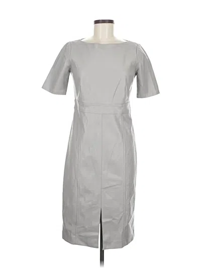 Pre-owned Ann Taylor Casual Dress In Gray