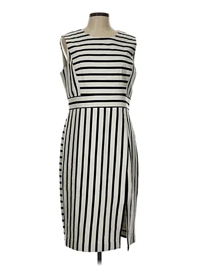 Pre-owned Ann Taylor Casual Dress In Gray