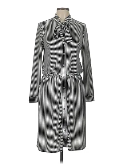 Pre-owned Ann Taylor Casual Dress In Gray