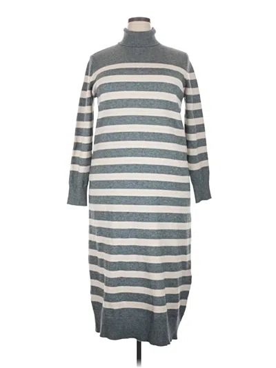 Pre-owned Ann Taylor Casual Dress In Gray