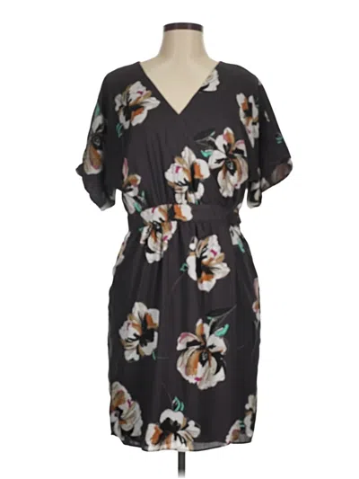 Pre-owned Ann Taylor Casual Dress In Gray