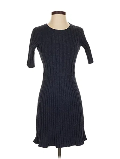 Pre-owned Ann Taylor Casual Dress In Gray