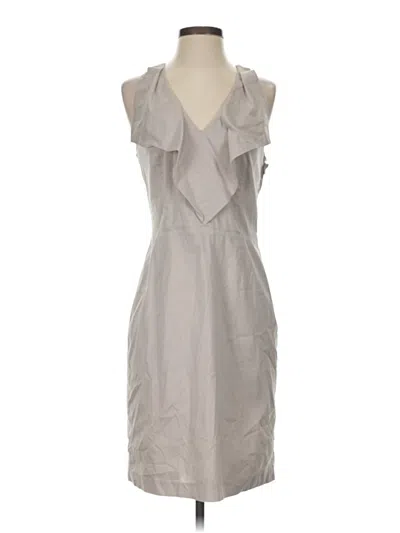 Pre-owned Ann Taylor Casual Dress In Gray