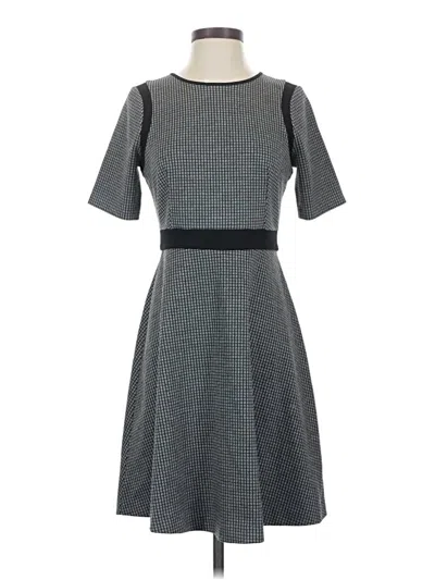Pre-owned Ann Taylor Casual Dress In Gray