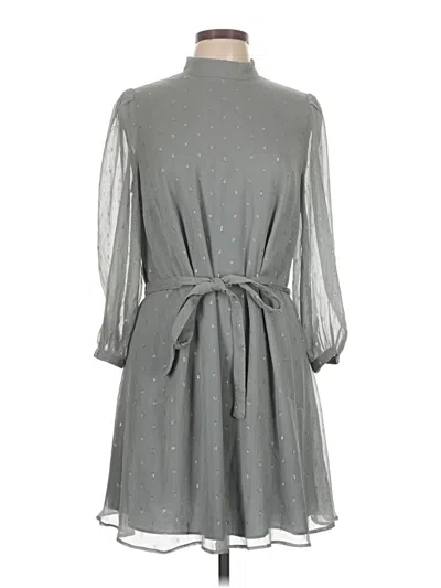 Ann Taylor Casual Dress In Gray