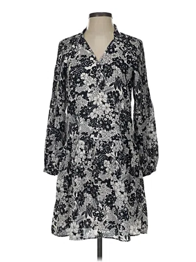 Pre-owned Ann Taylor Casual Dress In Gray