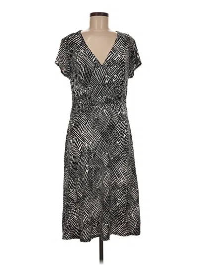 Pre-owned Ann Taylor Casual Dress In Gray