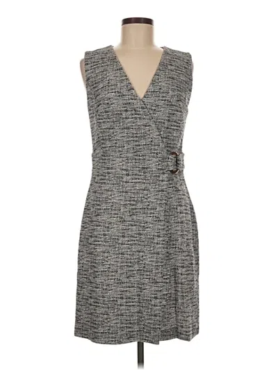 Pre-owned Ann Taylor Casual Dress In Gray