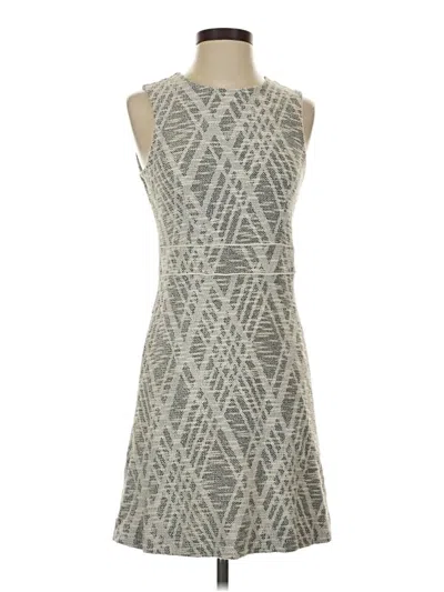 Pre-owned Ann Taylor Casual Dress In Gray