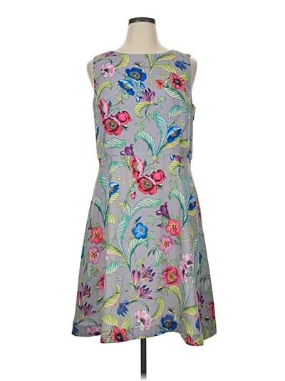 Pre-owned Ann Taylor Casual Dress In Gray