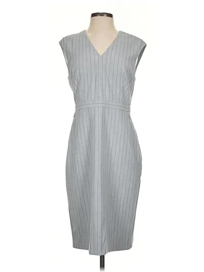 Pre-owned Ann Taylor Casual Dress In Gray