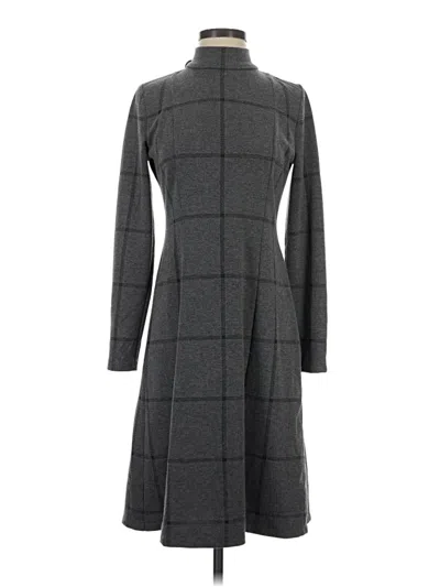 Pre-owned Ann Taylor Casual Dress In Gray