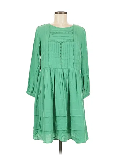 Pre-owned Ann Taylor Casual Dress In Green
