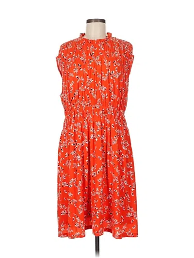 Pre-owned Ann Taylor Casual Dress In Orange
