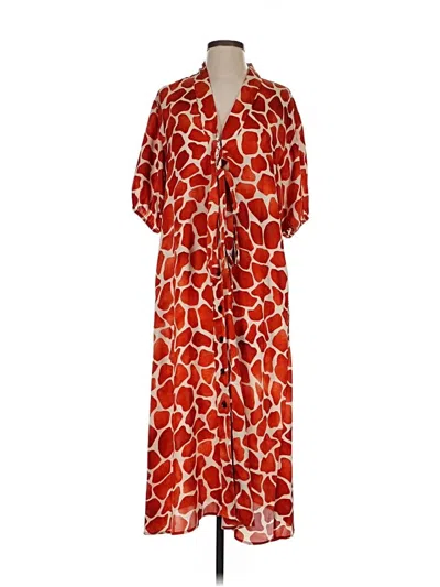 Pre-owned Ann Taylor Casual Dress In Orange