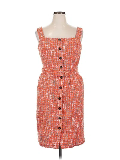 Pre-owned Ann Taylor Casual Dress In Orange