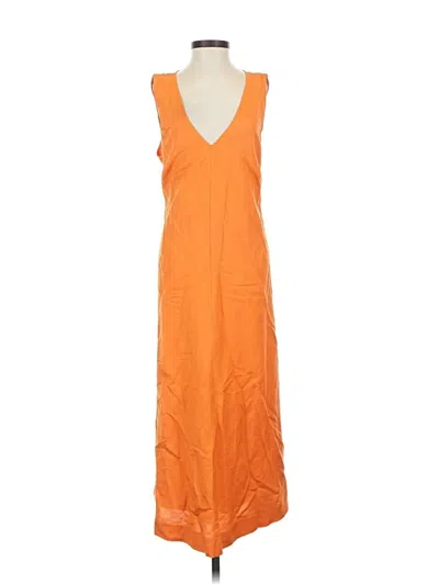 Pre-owned Ann Taylor Casual Dress In Orange