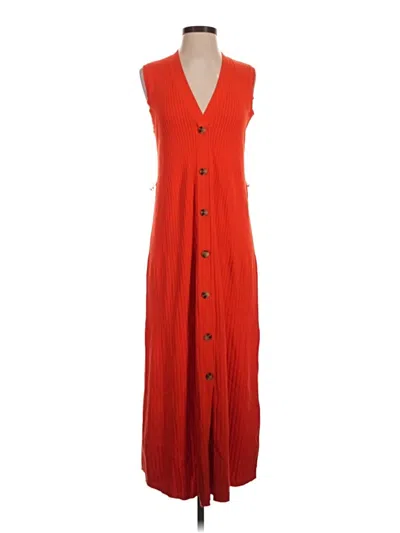 Pre-owned Ann Taylor Casual Dress In Orange