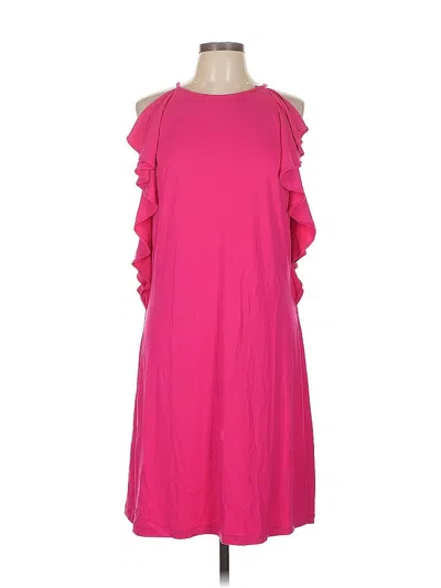 Pre-owned Ann Taylor Casual Dress In Pink