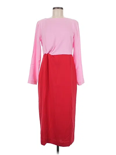 Pre-owned Ann Taylor Casual Dress In Pink