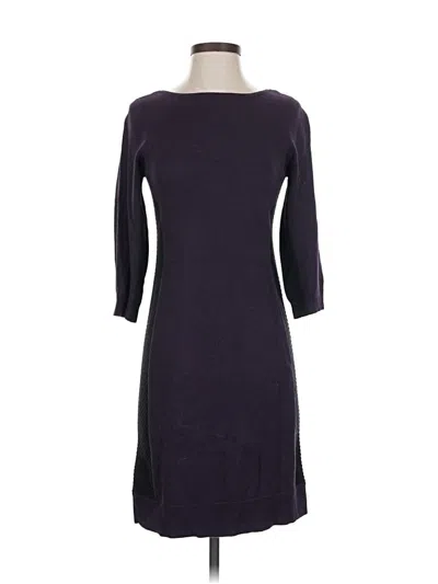 Pre-owned Ann Taylor Casual Dress In Purple