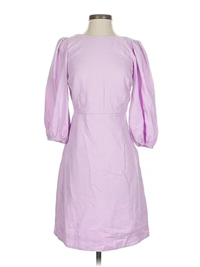 Pre-owned Ann Taylor Casual Dress In Purple