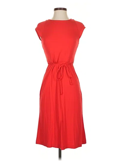Pre-owned Ann Taylor Casual Dress In Red