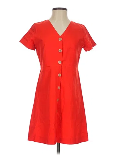 Pre-owned Ann Taylor Casual Dress In Red