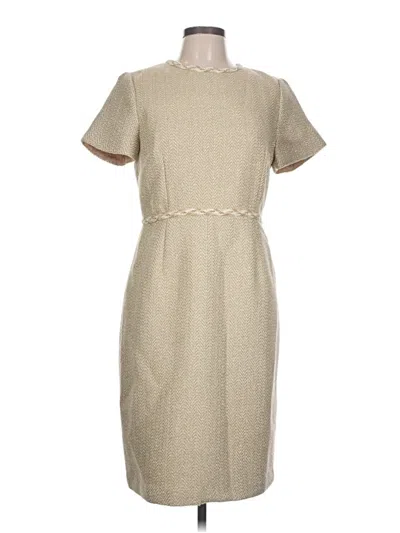 Pre-owned Ann Taylor Casual Dress In Tan