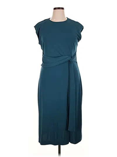 Pre-owned Ann Taylor Casual Dress In Teal