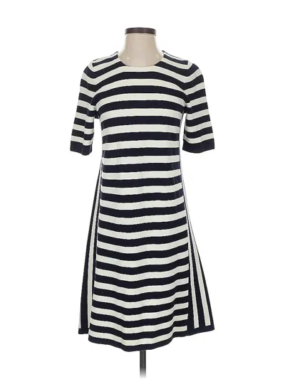 Pre-owned Ann Taylor Casual Dress In White