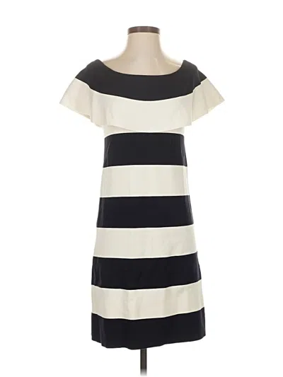 Pre-owned Ann Taylor Casual Dress In White