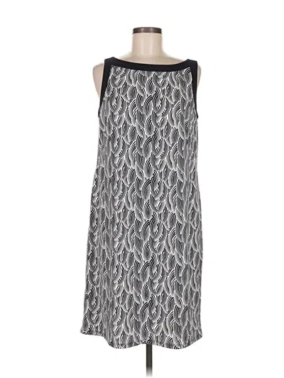 Pre-owned Ann Taylor Casual Dress In White