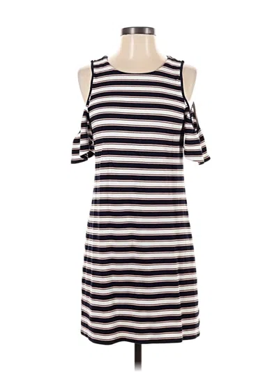 Pre-owned Ann Taylor Casual Dress In White