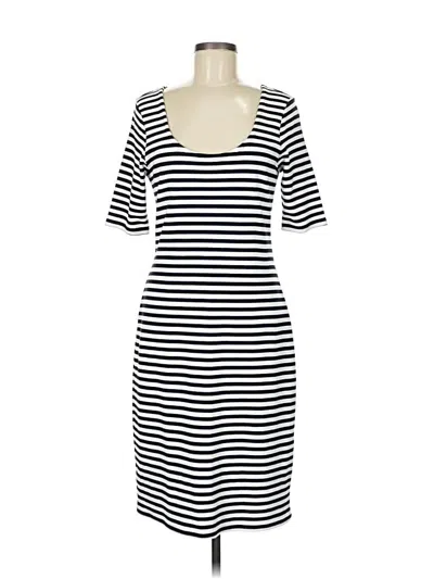 Pre-owned Ann Taylor Casual Dress In White