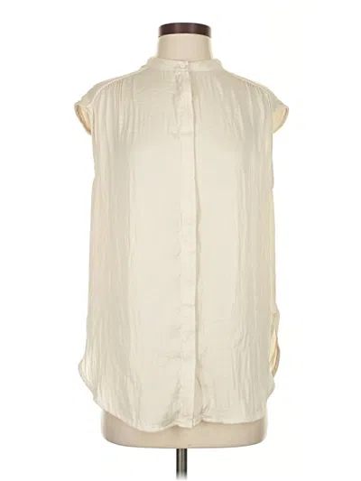 Pre-owned Ann Taylor Casual Dress In White
