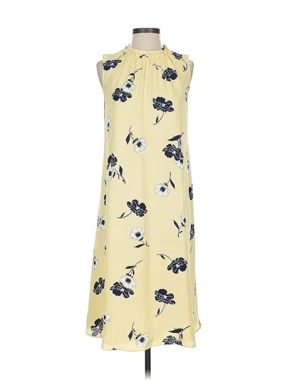 Pre-owned Ann Taylor Casual Dress In Yellow