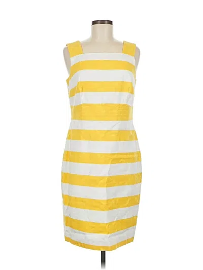 Pre-owned Ann Taylor Casual Dress In Yellow