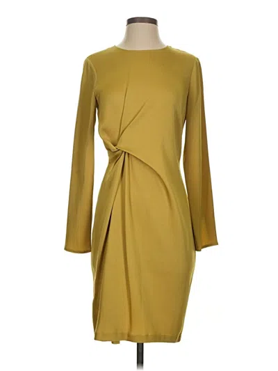 Pre-owned Ann Taylor Casual Dress In Yellow