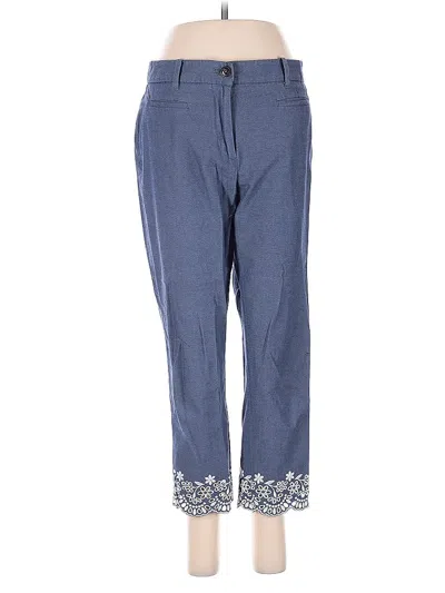 Pre-owned Ann Taylor Casual Pants In Blue