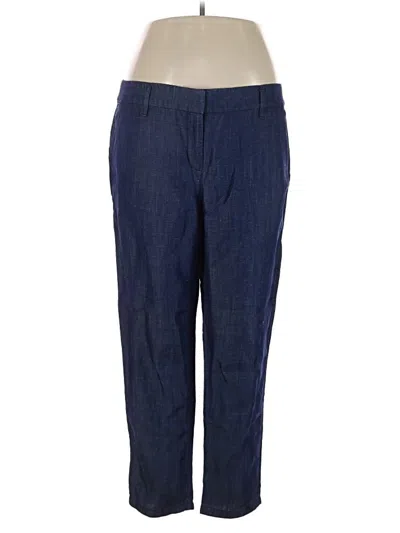 Pre-owned Ann Taylor Casual Pants In Blue