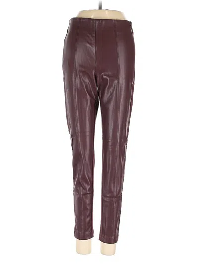 Ann Taylor Casual Pants In Burgundy