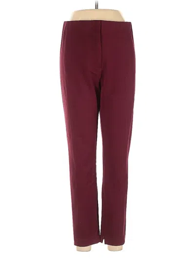 Pre-owned Ann Taylor Casual Pants In Burgundy