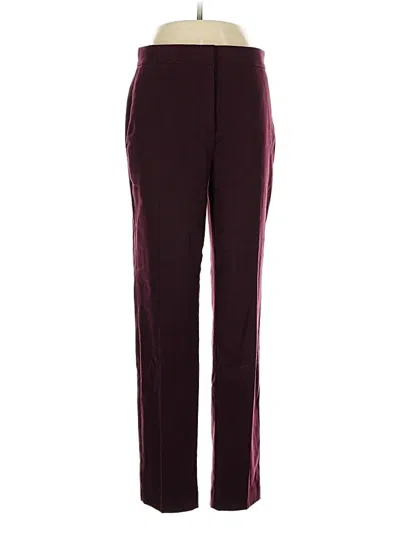 Pre-owned Ann Taylor Casual Pants In Burgundy