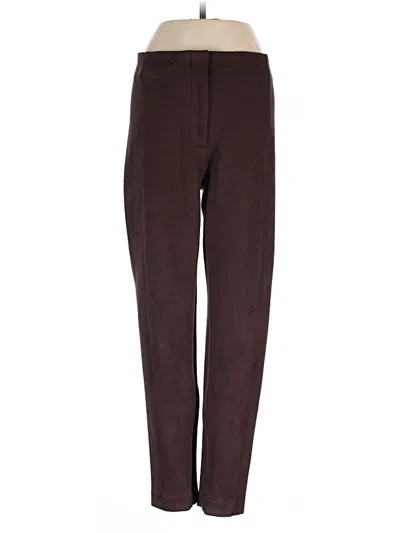 Pre-owned Ann Taylor Casual Pants In Burgundy