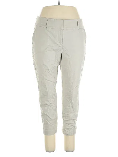 Pre-owned Ann Taylor Casual Pants In Gray