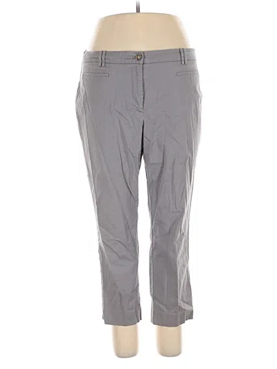 Pre-owned Ann Taylor Casual Pants In Gray